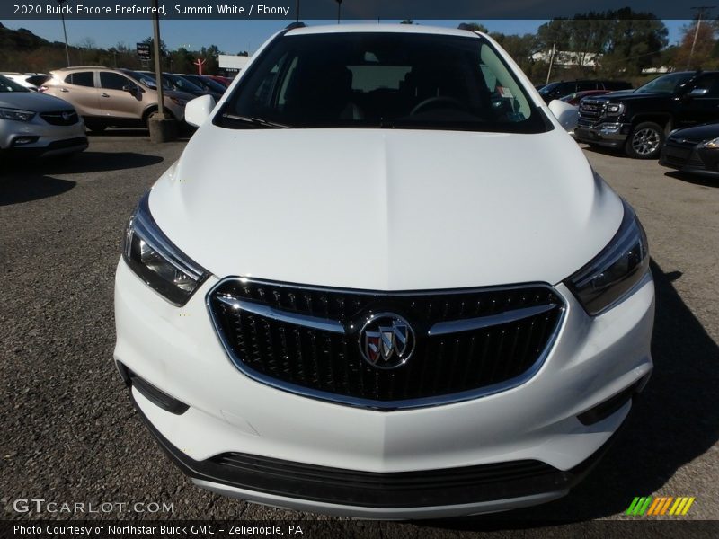 Summit White / Ebony 2020 Buick Encore Preferred