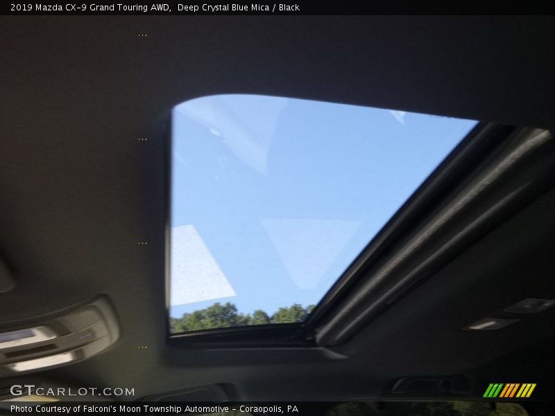 Deep Crystal Blue Mica / Black 2019 Mazda CX-9 Grand Touring AWD