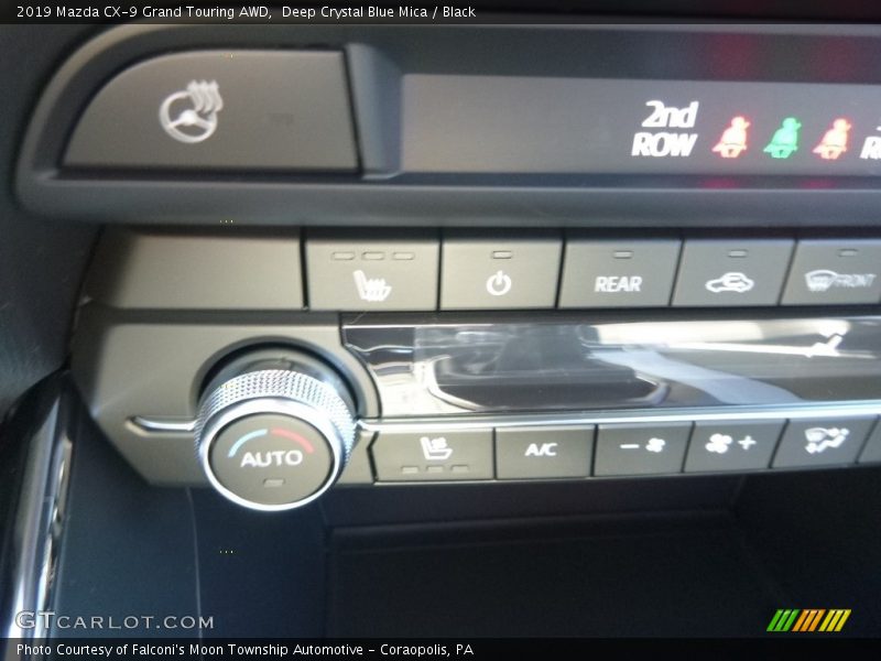 Deep Crystal Blue Mica / Black 2019 Mazda CX-9 Grand Touring AWD