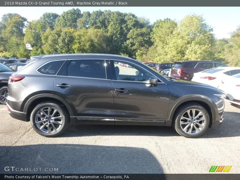 Machine Gray Metallic / Black 2019 Mazda CX-9 Grand Touring AWD