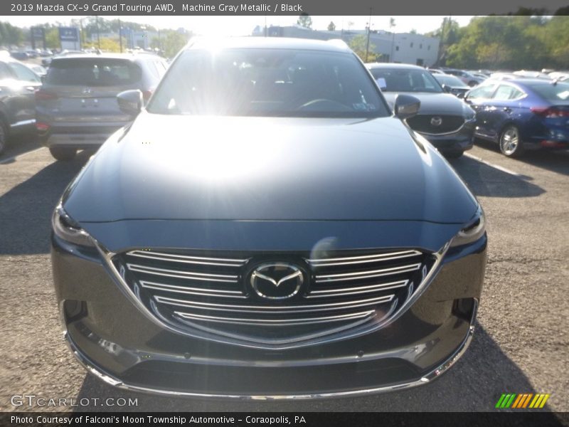 Machine Gray Metallic / Black 2019 Mazda CX-9 Grand Touring AWD