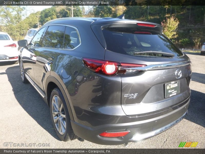 Machine Gray Metallic / Black 2019 Mazda CX-9 Grand Touring AWD