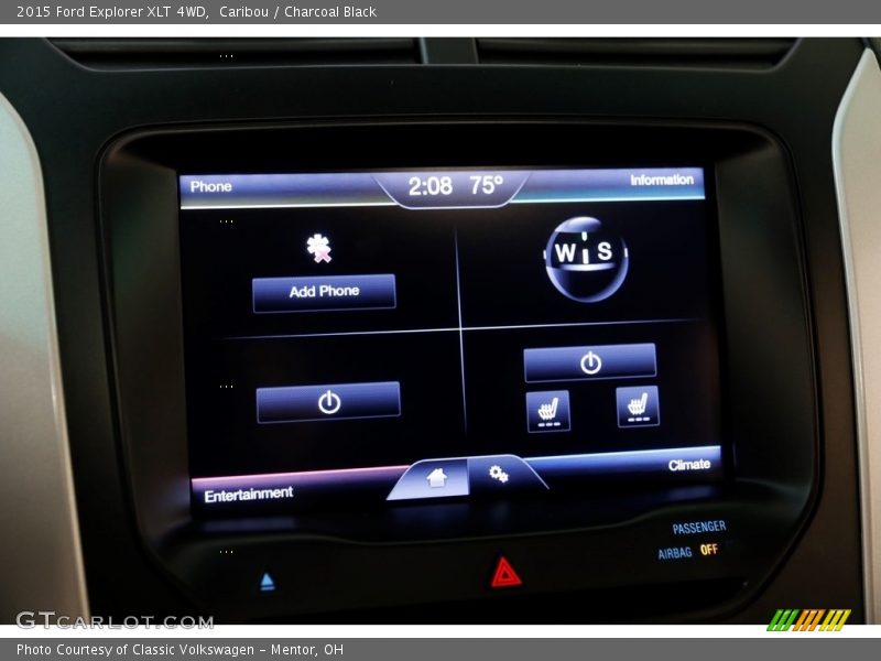 Caribou / Charcoal Black 2015 Ford Explorer XLT 4WD
