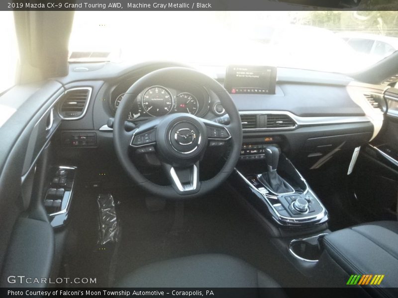 Machine Gray Metallic / Black 2019 Mazda CX-9 Grand Touring AWD