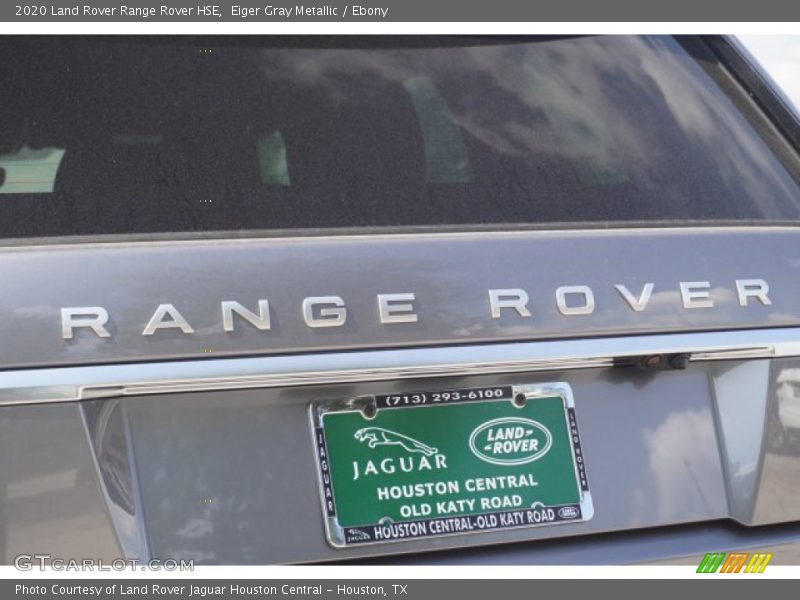 Eiger Gray Metallic / Ebony 2020 Land Rover Range Rover HSE
