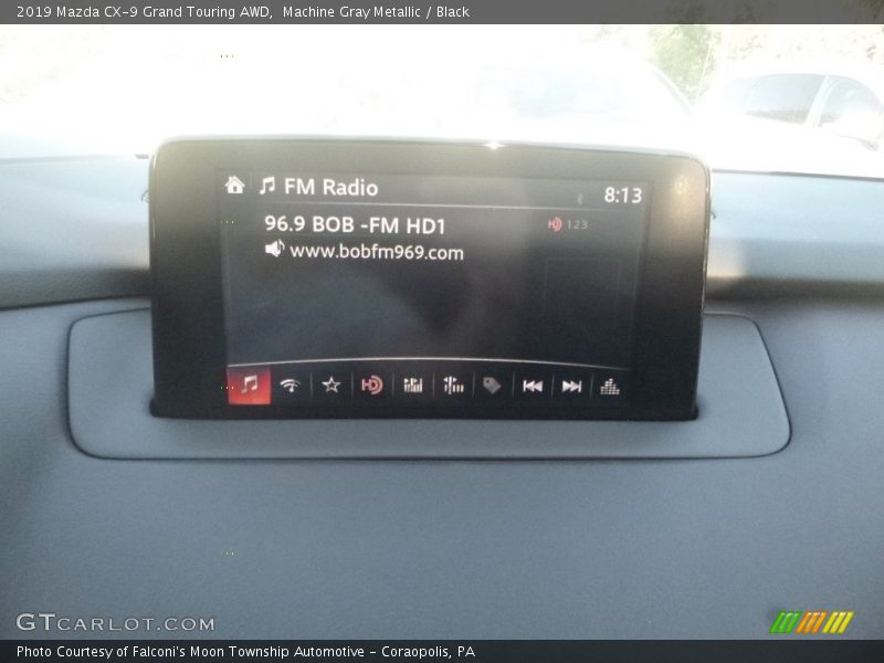 Machine Gray Metallic / Black 2019 Mazda CX-9 Grand Touring AWD