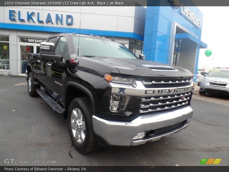 Black / Jet Black 2020 Chevrolet Silverado 3500HD LTZ Crew Cab 4x4