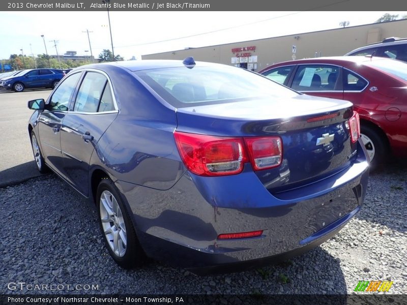 Atlantis Blue Metallic / Jet Black/Titanium 2013 Chevrolet Malibu LT