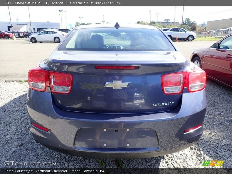 Atlantis Blue Metallic / Jet Black/Titanium 2013 Chevrolet Malibu LT