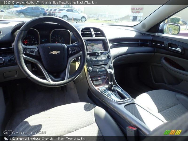 Atlantis Blue Metallic / Jet Black/Titanium 2013 Chevrolet Malibu LT