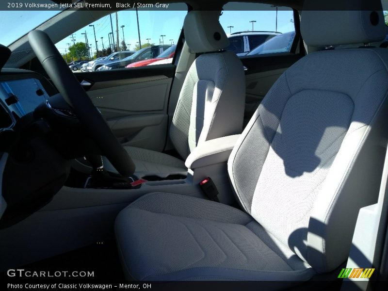 Black / Storm Gray 2019 Volkswagen Jetta SEL Premium