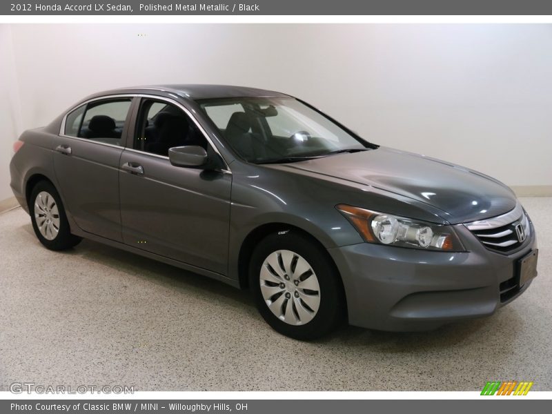 Polished Metal Metallic / Black 2012 Honda Accord LX Sedan