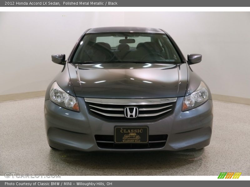 Polished Metal Metallic / Black 2012 Honda Accord LX Sedan