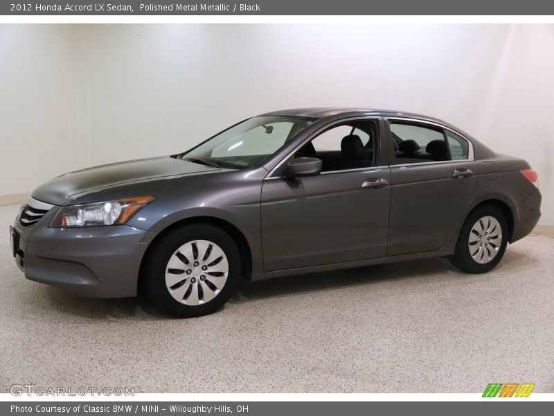 Polished Metal Metallic / Black 2012 Honda Accord LX Sedan