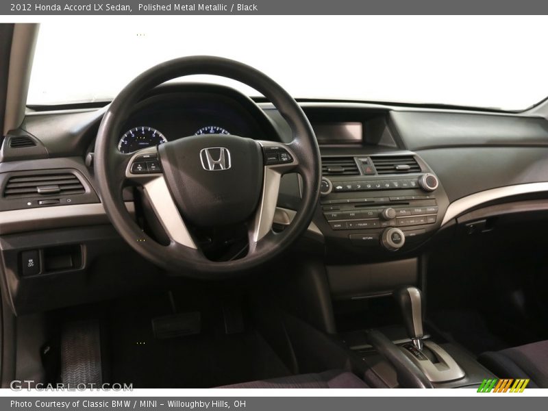 Polished Metal Metallic / Black 2012 Honda Accord LX Sedan