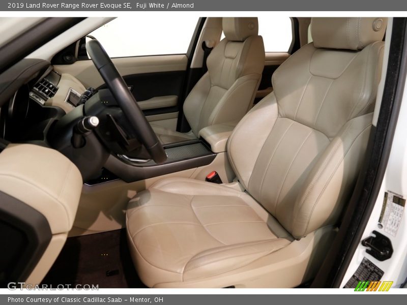 Front Seat of 2019 Range Rover Evoque SE