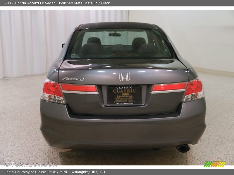 Polished Metal Metallic / Black 2012 Honda Accord LX Sedan