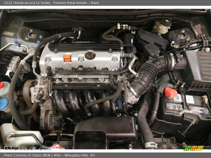 Polished Metal Metallic / Black 2012 Honda Accord LX Sedan