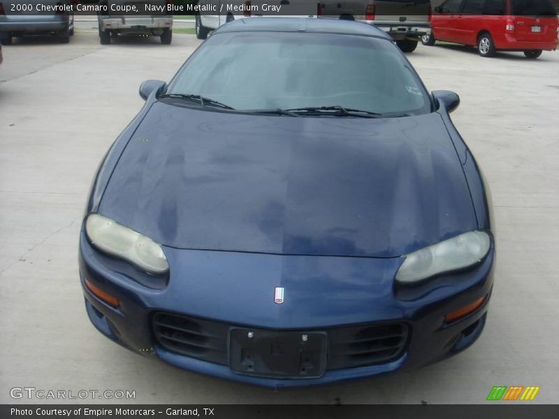 Navy Blue Metallic / Medium Gray 2000 Chevrolet Camaro Coupe