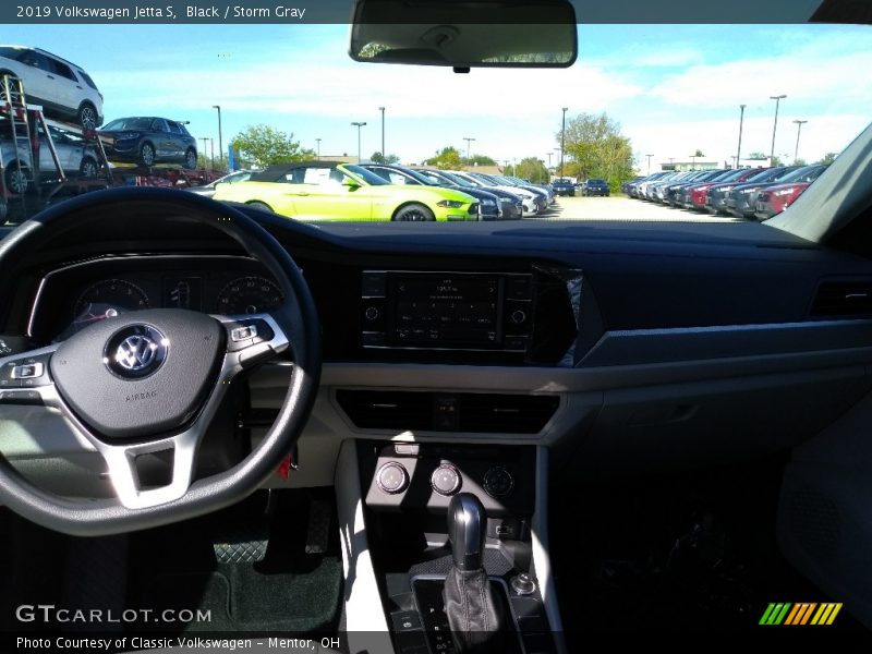 Black / Storm Gray 2019 Volkswagen Jetta S