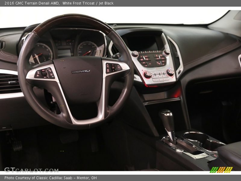 White Frost Tricoat / Jet Black 2016 GMC Terrain Denali AWD