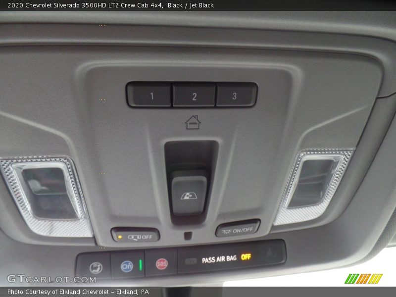 Black / Jet Black 2020 Chevrolet Silverado 3500HD LTZ Crew Cab 4x4