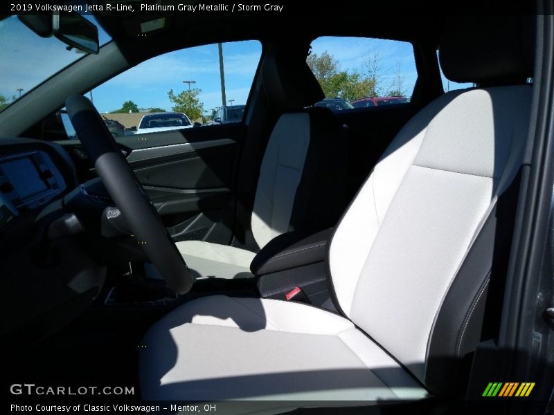 Platinum Gray Metallic / Storm Gray 2019 Volkswagen Jetta R-Line