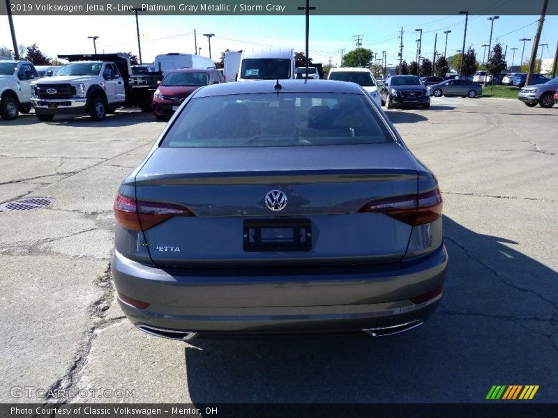 Platinum Gray Metallic / Storm Gray 2019 Volkswagen Jetta R-Line