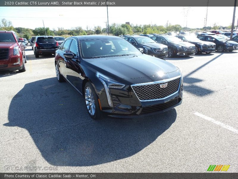 Stellar Black Metallic / Jet Black 2020 Cadillac CT6 Luxury AWD