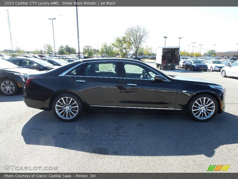 Stellar Black Metallic / Jet Black 2020 Cadillac CT6 Luxury AWD