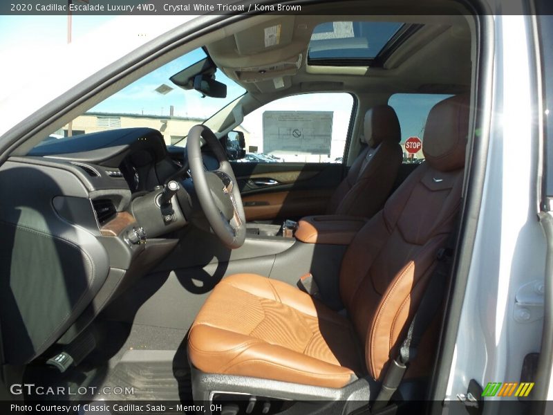 Front Seat of 2020 Escalade Luxury 4WD