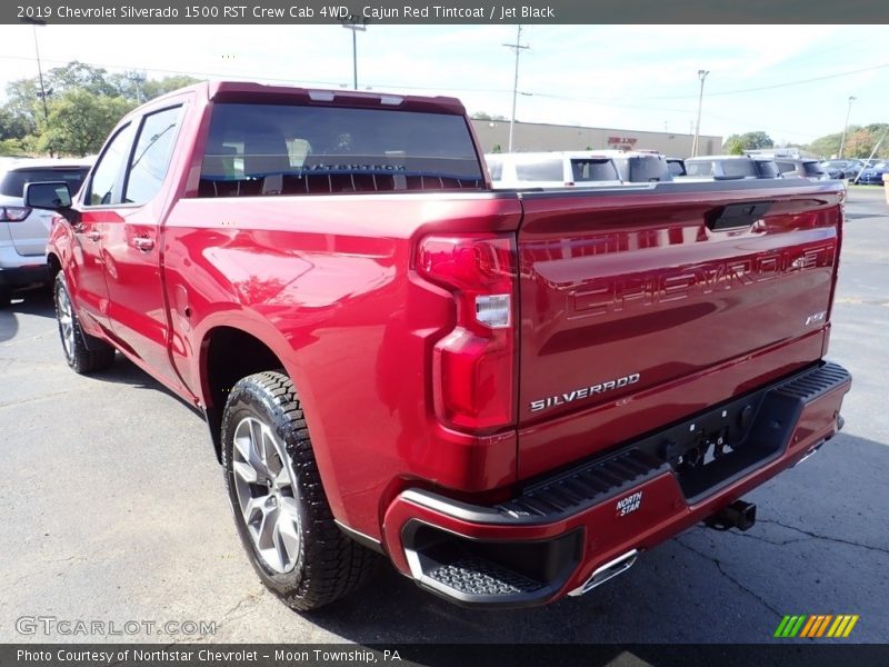 Cajun Red Tintcoat / Jet Black 2019 Chevrolet Silverado 1500 RST Crew Cab 4WD