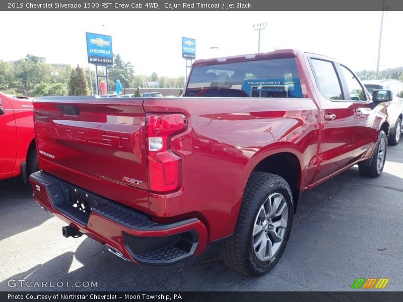 Cajun Red Tintcoat / Jet Black 2019 Chevrolet Silverado 1500 RST Crew Cab 4WD