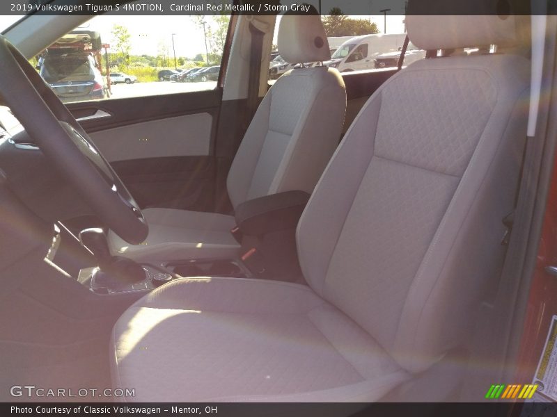 Cardinal Red Metallic / Storm Gray 2019 Volkswagen Tiguan S 4MOTION