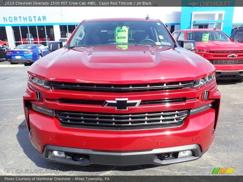 Cajun Red Tintcoat / Jet Black 2019 Chevrolet Silverado 1500 RST Crew Cab 4WD