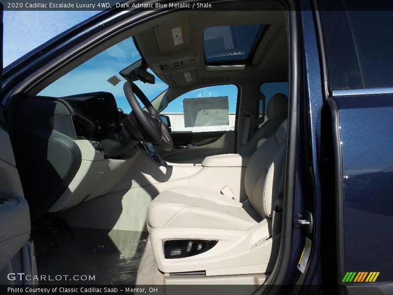 Dark Adriatic Blue Metallic / Shale 2020 Cadillac Escalade Luxury 4WD
