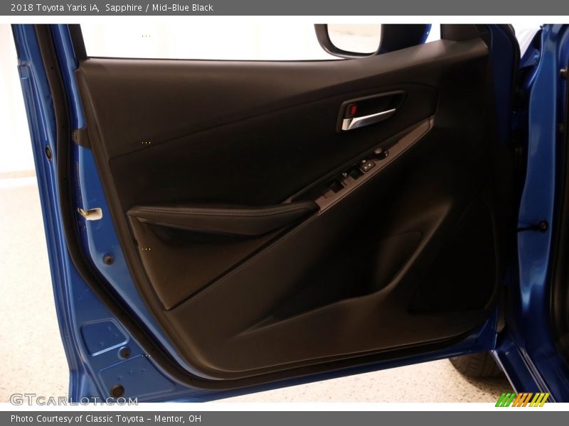 Sapphire / Mid-Blue Black 2018 Toyota Yaris iA