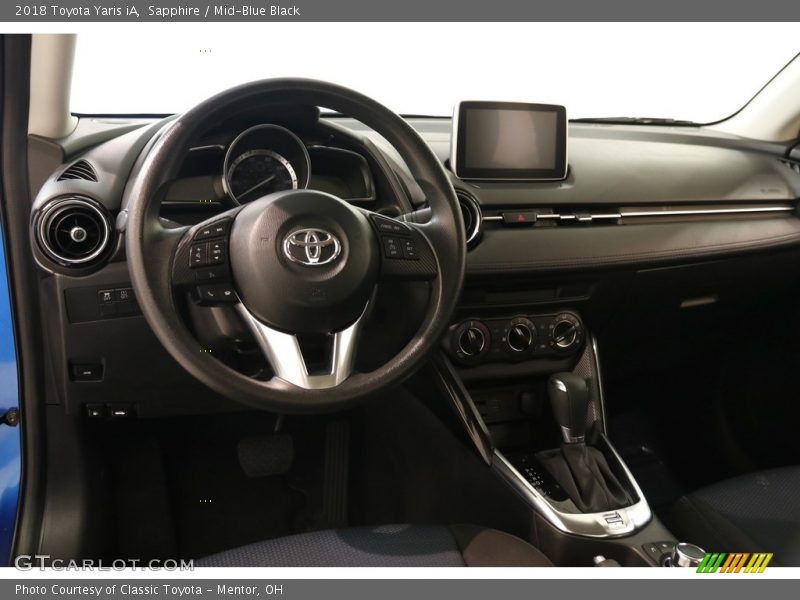 Sapphire / Mid-Blue Black 2018 Toyota Yaris iA