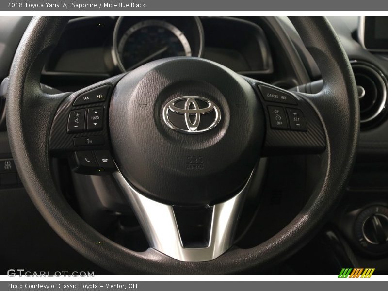 Sapphire / Mid-Blue Black 2018 Toyota Yaris iA