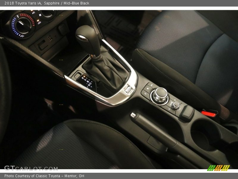 Sapphire / Mid-Blue Black 2018 Toyota Yaris iA