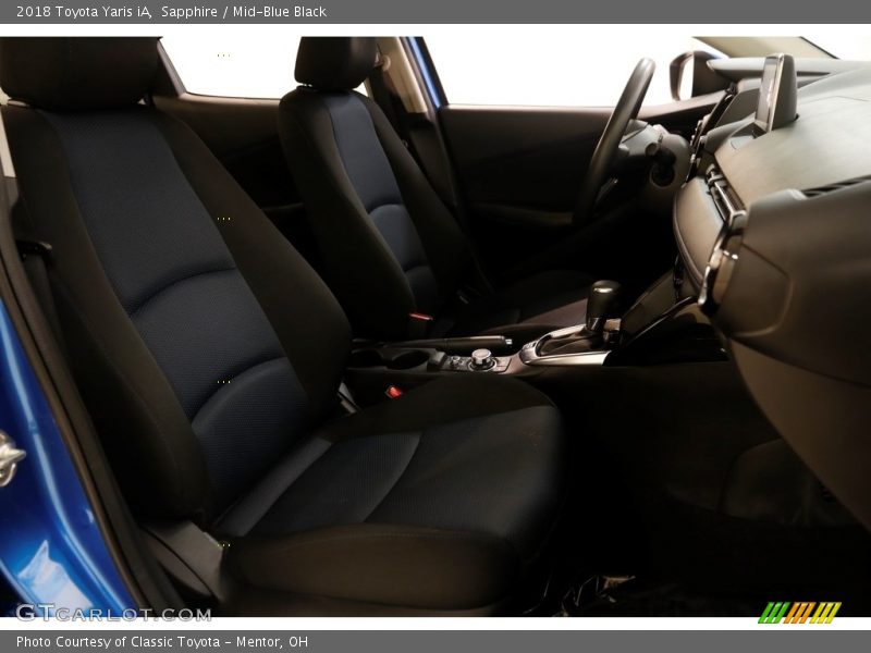 Sapphire / Mid-Blue Black 2018 Toyota Yaris iA