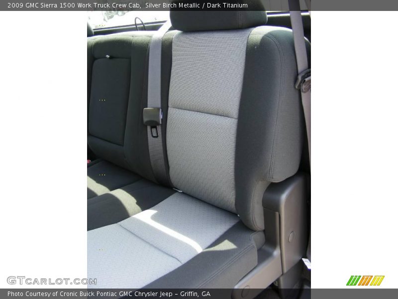 Silver Birch Metallic / Dark Titanium 2009 GMC Sierra 1500 Work Truck Crew Cab
