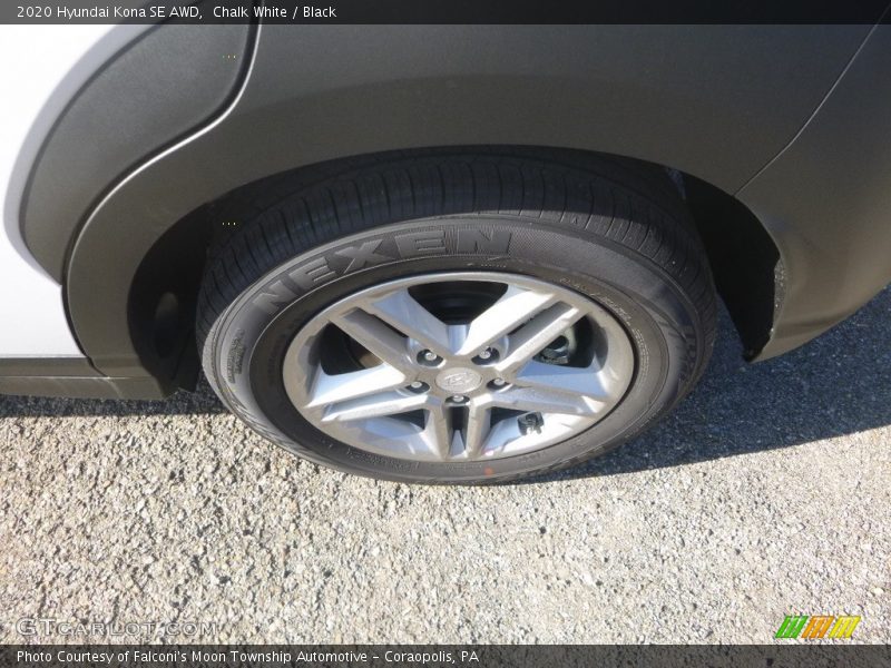 Chalk White / Black 2020 Hyundai Kona SE AWD