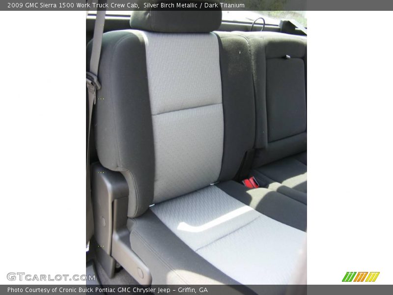 Silver Birch Metallic / Dark Titanium 2009 GMC Sierra 1500 Work Truck Crew Cab
