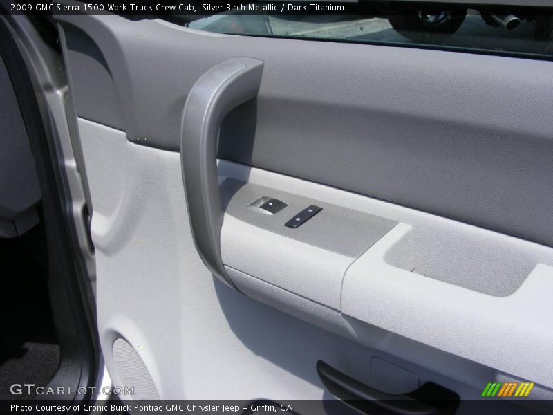 Silver Birch Metallic / Dark Titanium 2009 GMC Sierra 1500 Work Truck Crew Cab