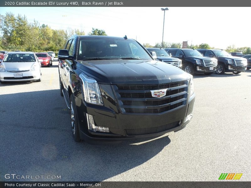 Black Raven / Jet Black 2020 Cadillac Escalade ESV Luxury 4WD