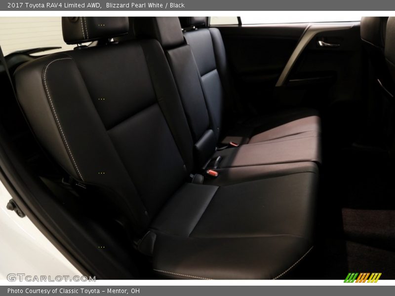 Blizzard Pearl White / Black 2017 Toyota RAV4 Limited AWD