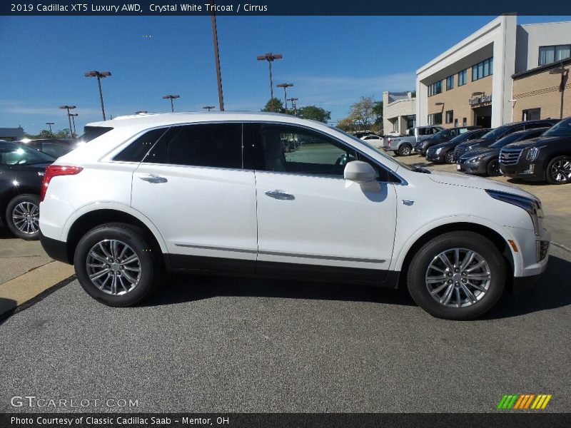 Crystal White Tricoat / Cirrus 2019 Cadillac XT5 Luxury AWD