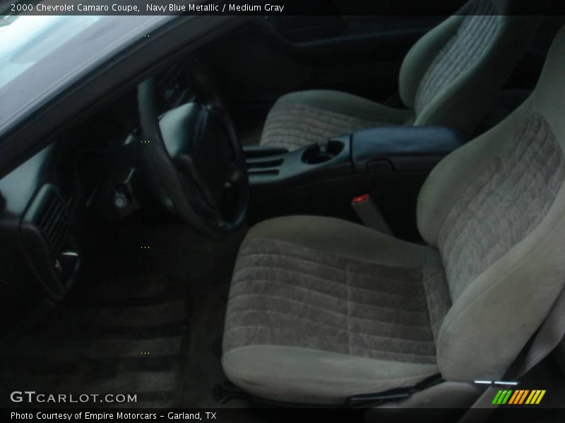 Navy Blue Metallic / Medium Gray 2000 Chevrolet Camaro Coupe