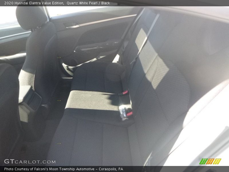 Quartz White Pearl / Black 2020 Hyundai Elantra Value Edition